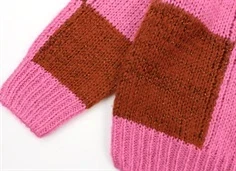 Name It strikbluse sangria sunset glitter